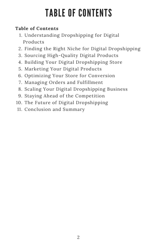 Digital DropShipping ebook