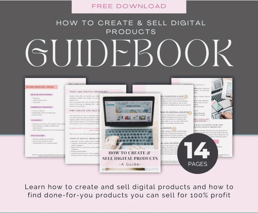 All things Digital Products Guidebook